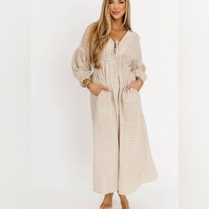 Worth Collective Hunter Gingham Midi
Dress
